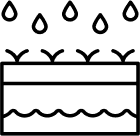 Dobrá infiltračná schopnosť povrchu