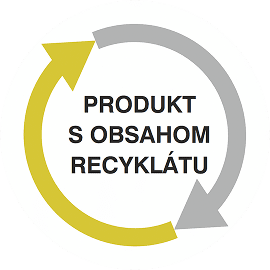 Produkt s obsahom recyklátu