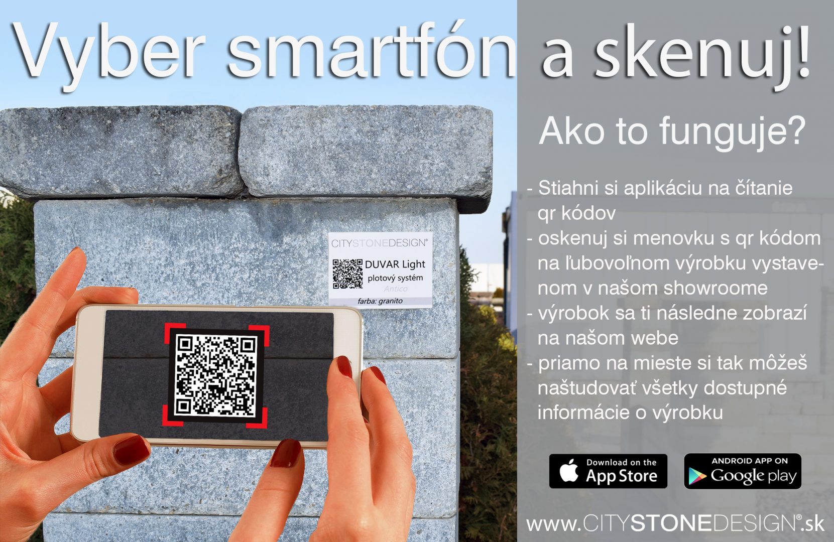 qr kódy na výstavných plochách