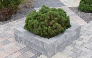 city stone design_betonovy prvok_softiline_naturo_granito_2 Betónový prvok Softiline naturo ako kvetináč, farba granito