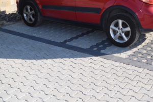 ekologická dlažba Eko Háčko, farba sivá a grafitová