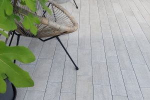 betónová dlažba Listela senso, farba white-shadow