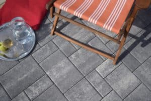 betónová dlažba Top Zóna kombi, farba granito