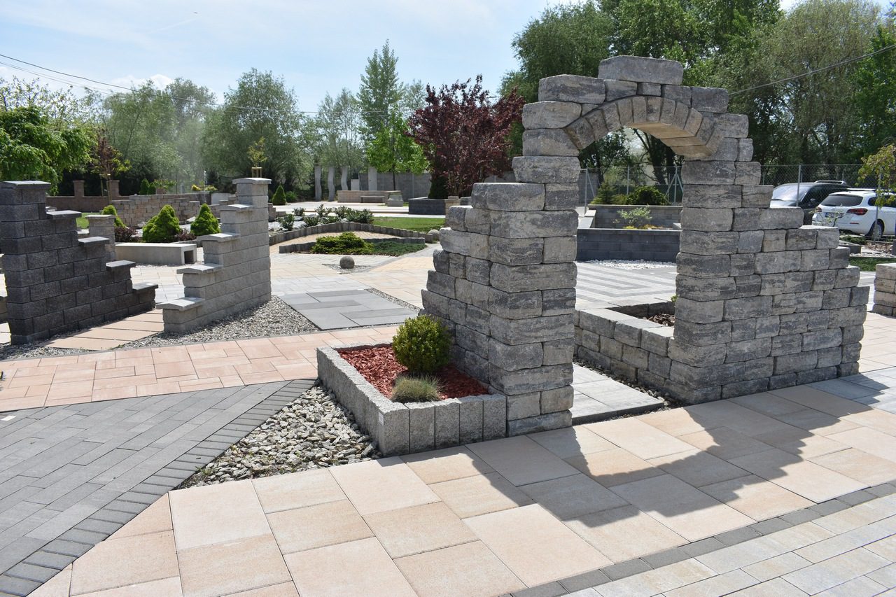 vzorková záhrada CITY STONE DESIGN v Geči